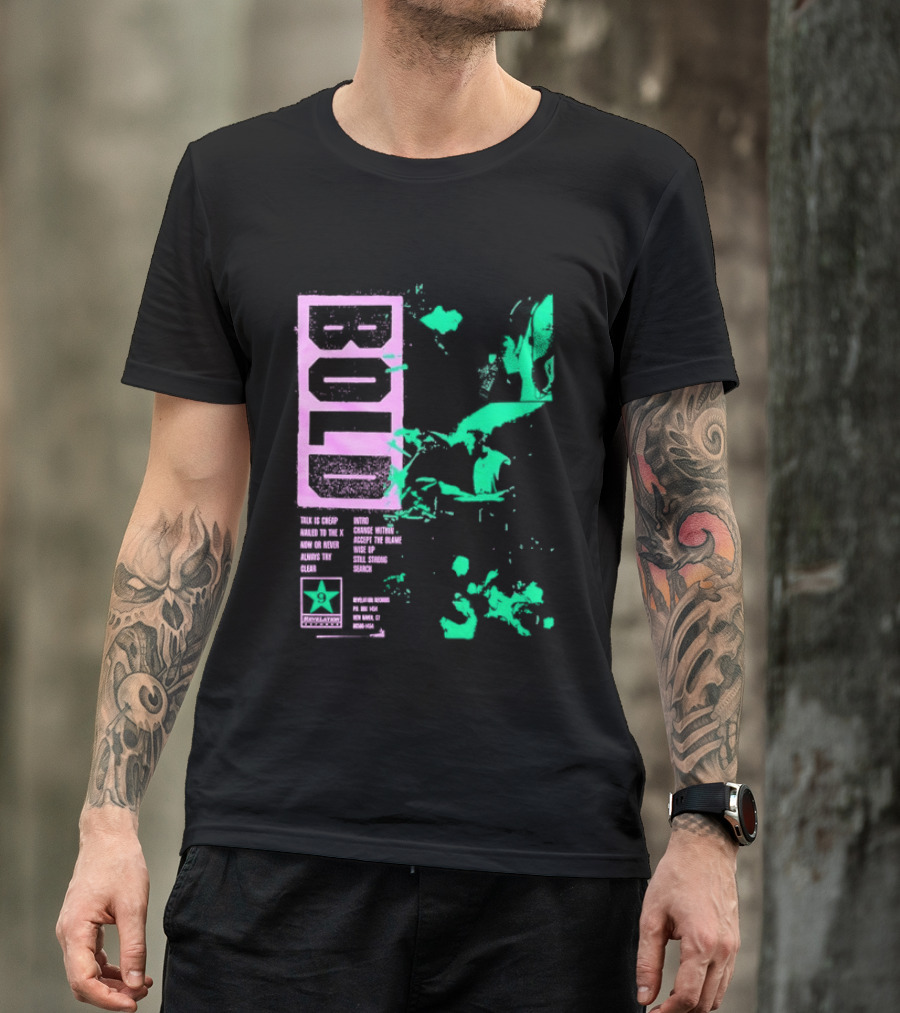 Revelation Records Talk Is Cheap Nailed To The X Positive Scene Unity Hardcore Punk T-Shirt