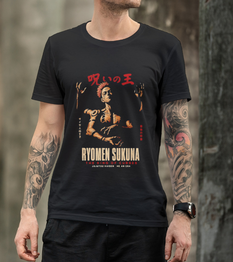 Ryomen Sukuna The King Of Curses Jujutsu Kaisen Cursed Heian Era T-Shirt