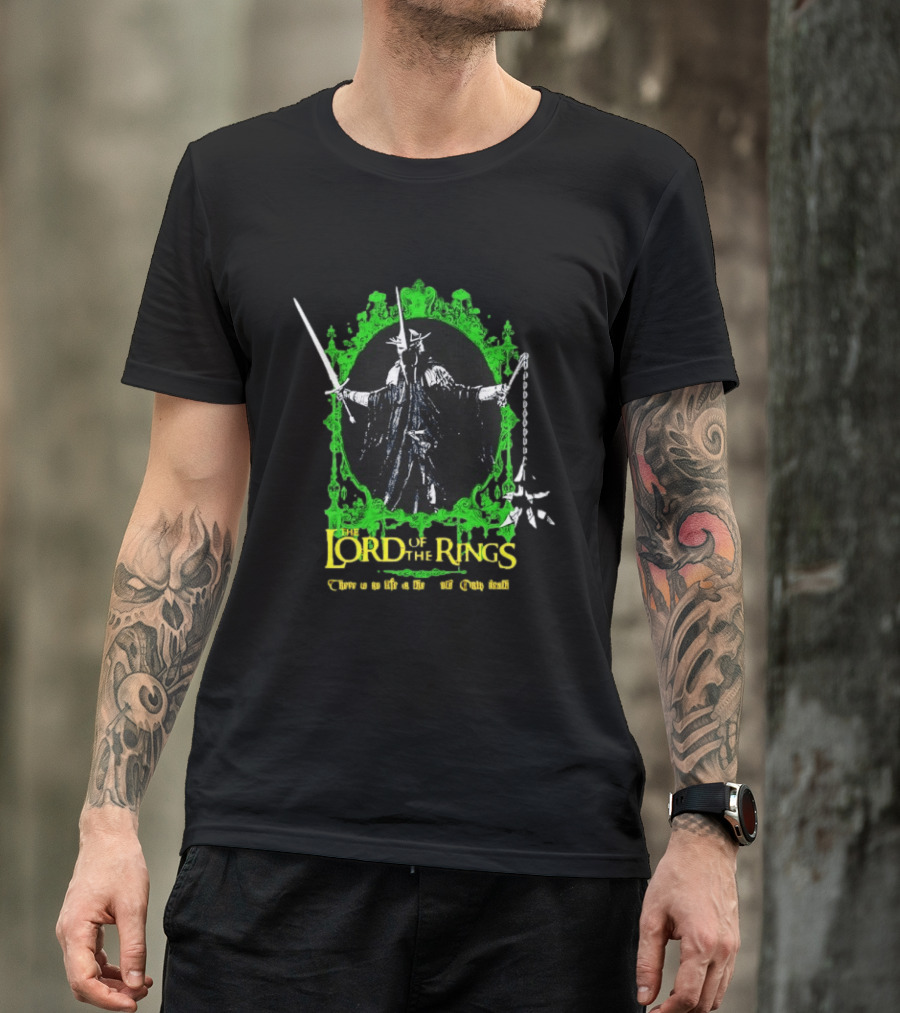 The Lord Of The Rings Witch King Of Angmar No Life In The Void Only Death T-Shirt