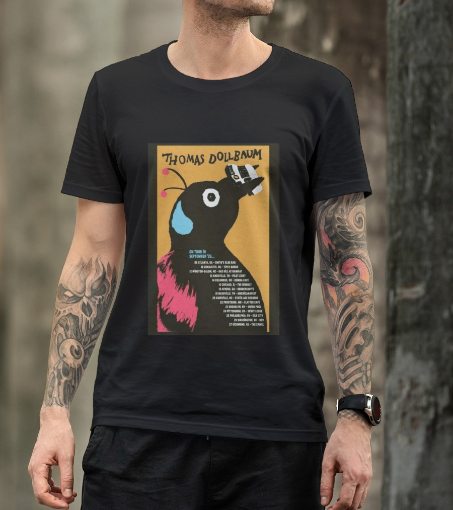 Thomas Dollbaum 2026 Tour September Concert Dates And Cities List T-Shirt
