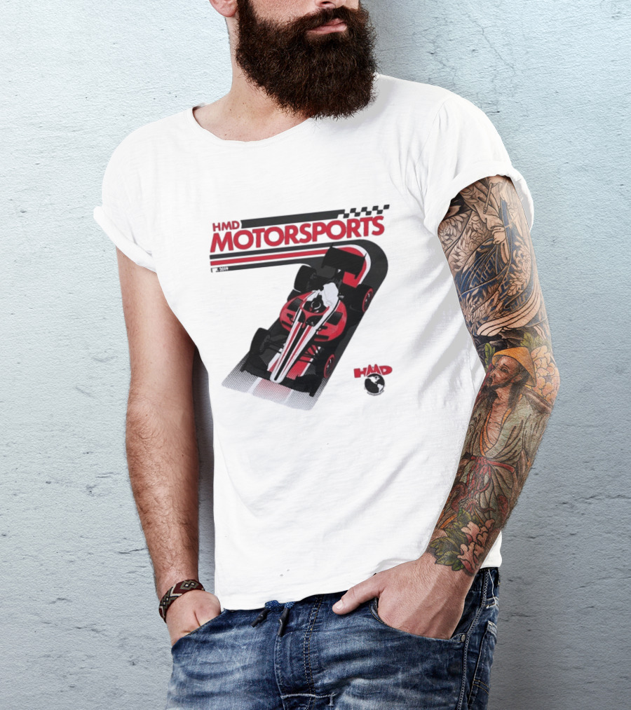 HMD Motorsports Indy NXT 2026 Racing Car T-Shirt