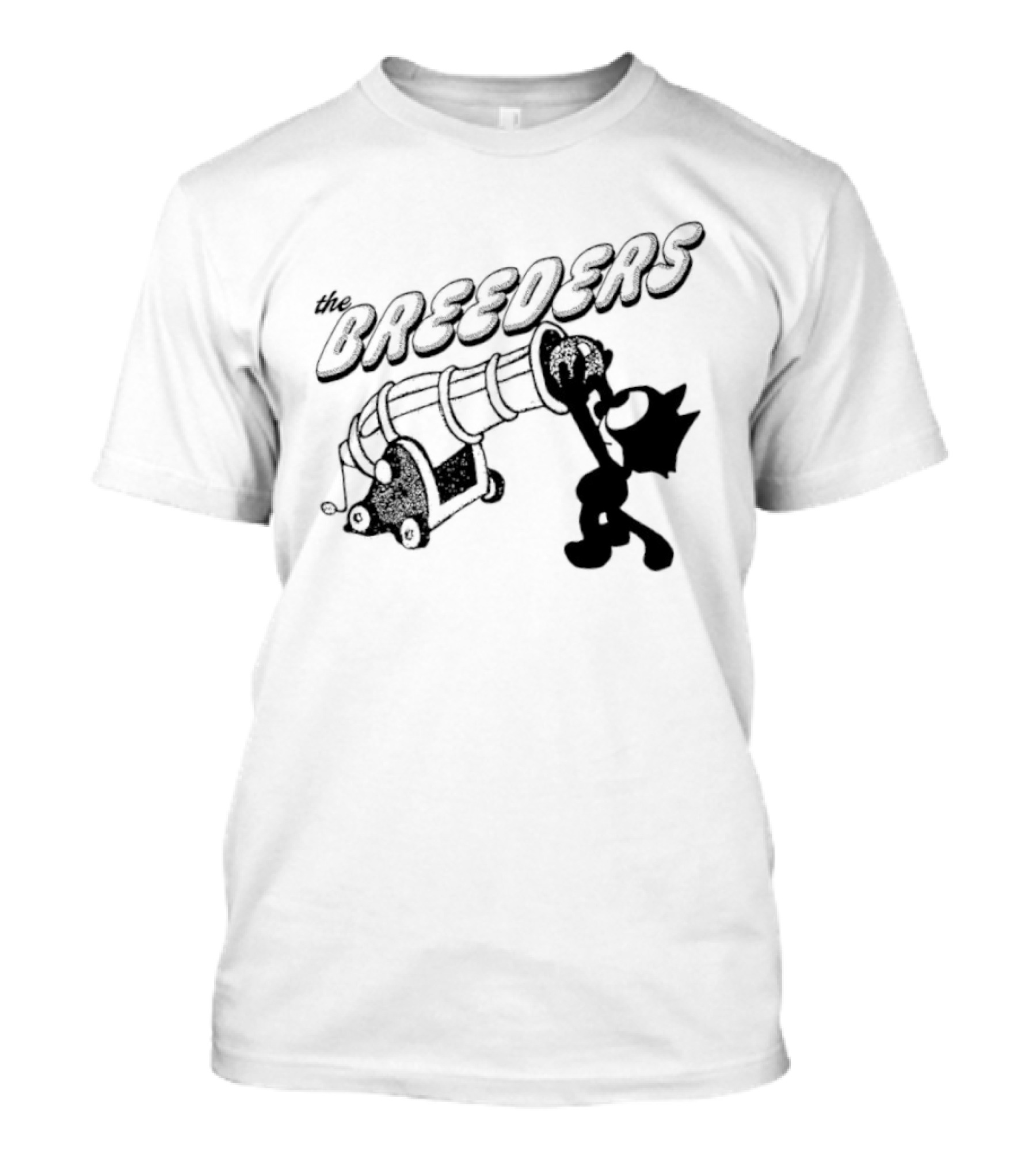 The Breeders Felix The Cat Cannon Alternative Rock T-Shirt