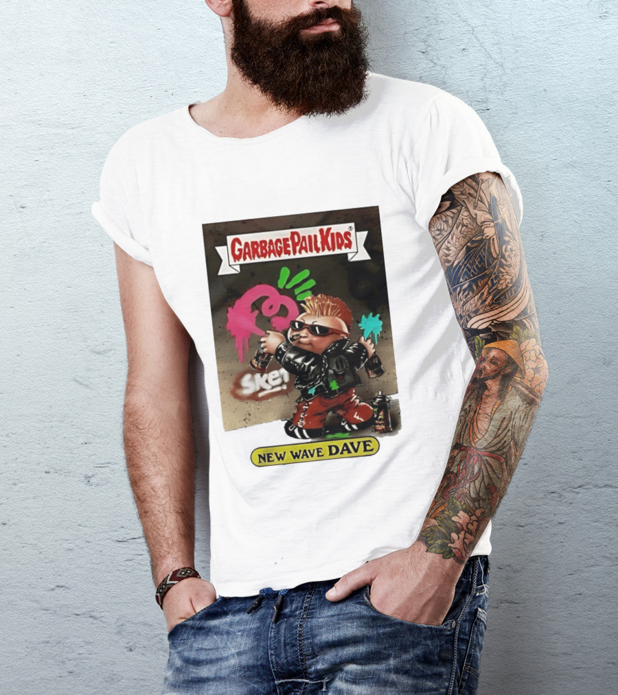 New Wave Dave Garbage Pail Topps T-Shirt