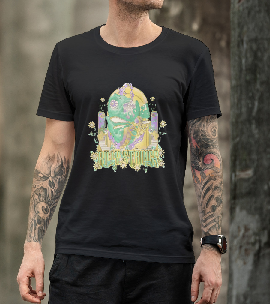 Billy Strings Summer 2026 Tour Cicada Rider Psychedelic Flower Mandala T-Shirt