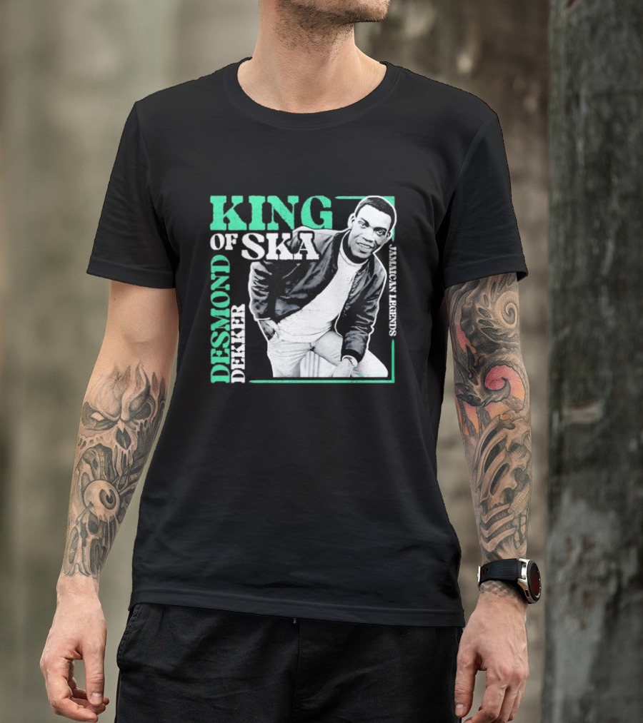 Desmond Dekker King Of Ska Jamaican Legends T-Shirt