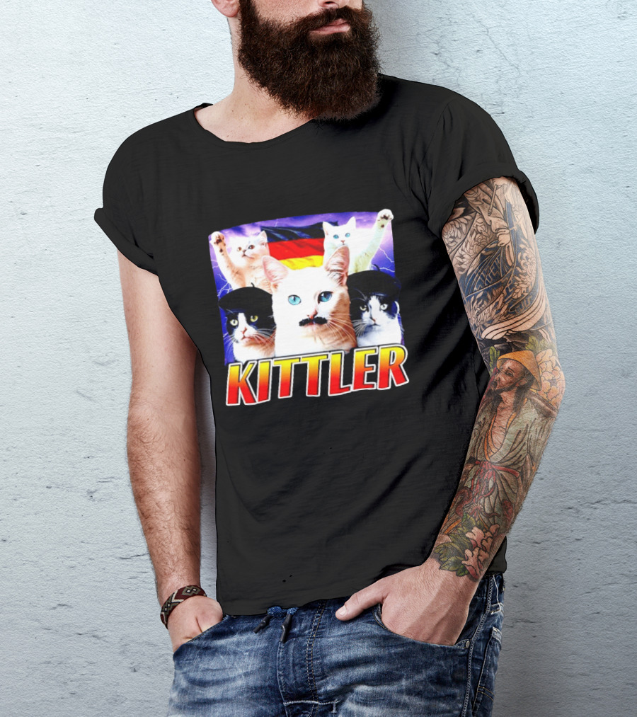 Kittler Cats With German Flag And Cats T-Shirt