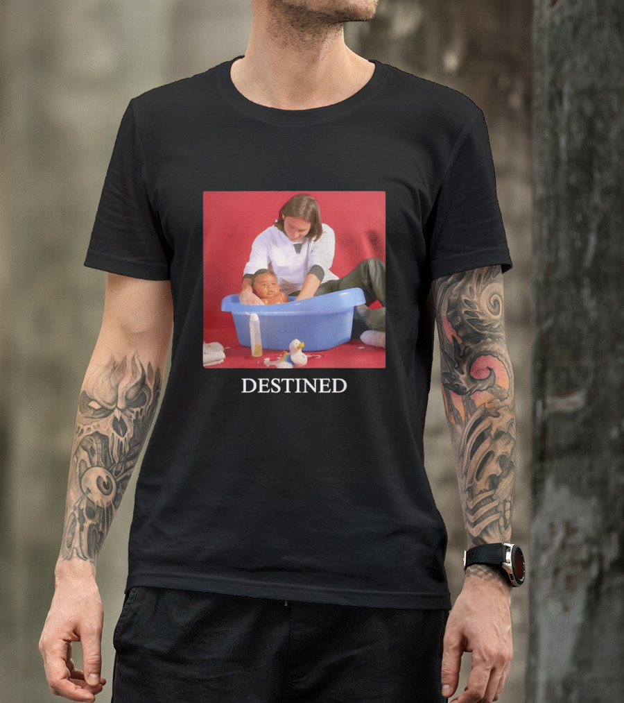 Lionel Messi Lamine Yamal Baby Bath Destined T-Shirt