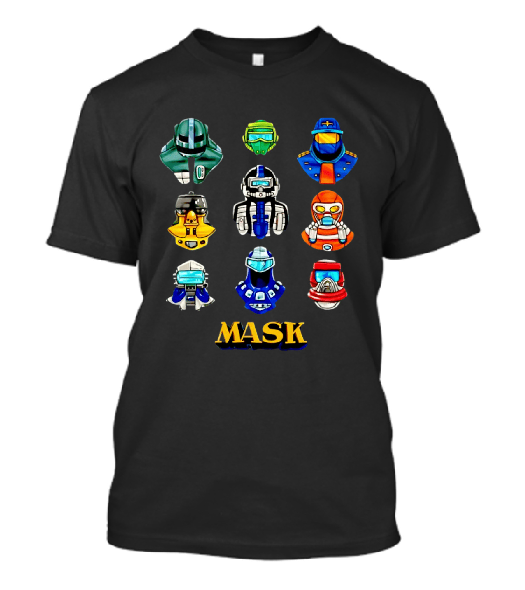 MASK Helmet 80s Cartoon Matt Trakker Iconic Collection T-Shirt