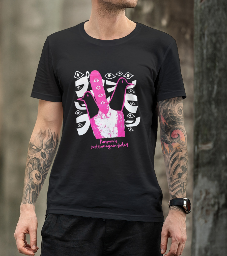 Punpun Is Just Fine Again Today Inio Asano Eye Pattern Pink Pigeons T-Shirt
