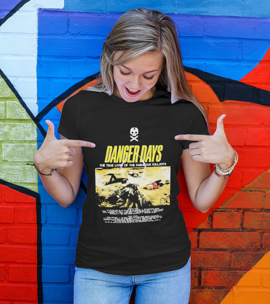 Danger Days The True Lives Of The Fabulous Killjoys Album Cover Art My Chemical Romance T-Shirt