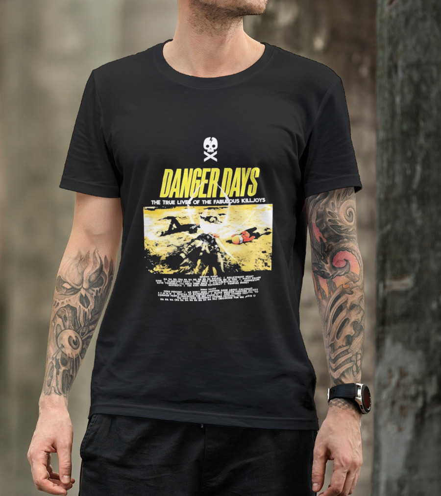 Danger Days The True Lives Of The Fabulous Killjoys Album Cover Art My Chemical Romance T-Shirt