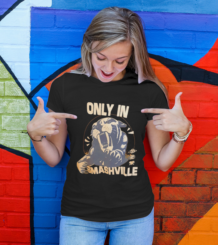Only In Smashville Nashville Predators Fierce T-Shirt