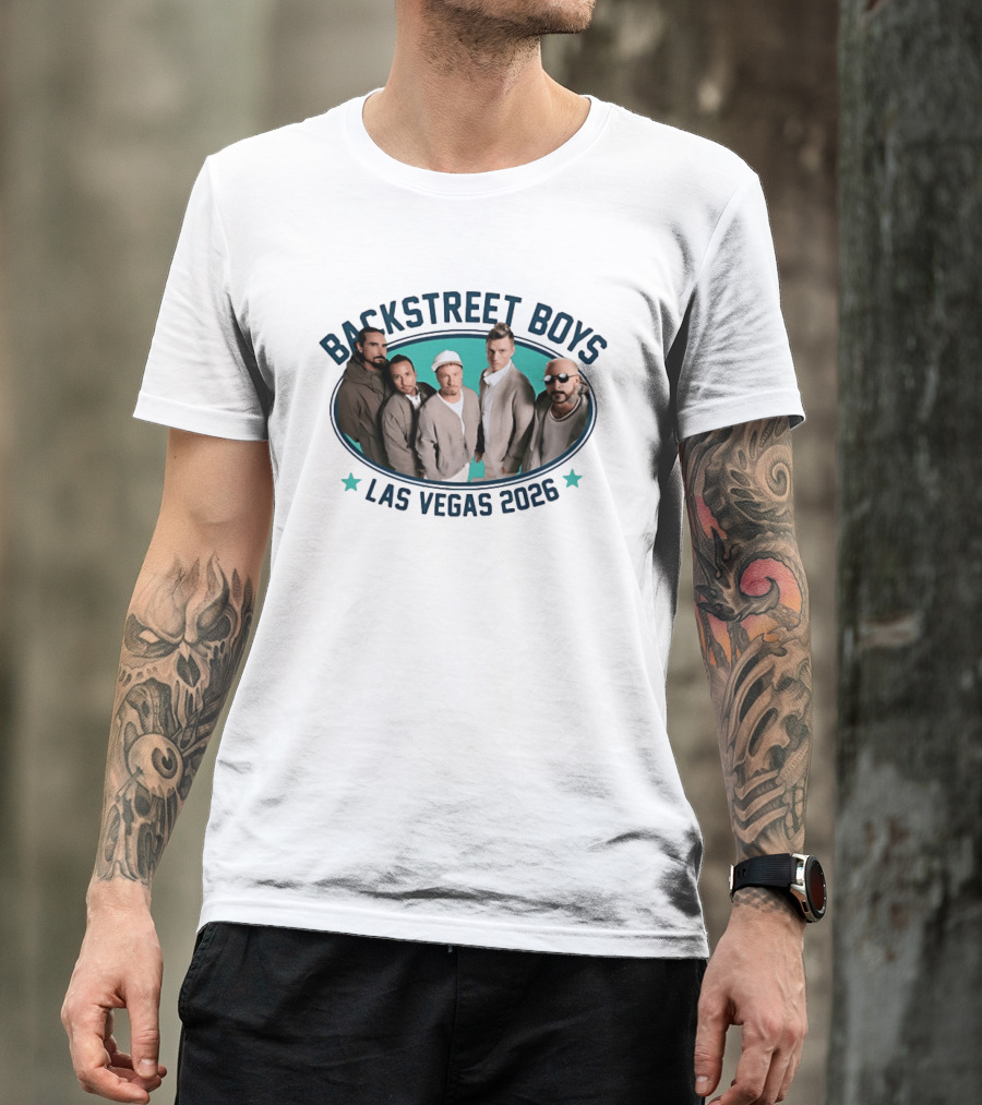 Backstreet Boys Las Vegas 2026 Reunion Event With Boy Band Legends T-Shirt