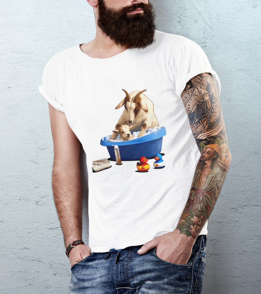 GOAT Bathtub Classico Messi Bathing Yamal T-Shirt