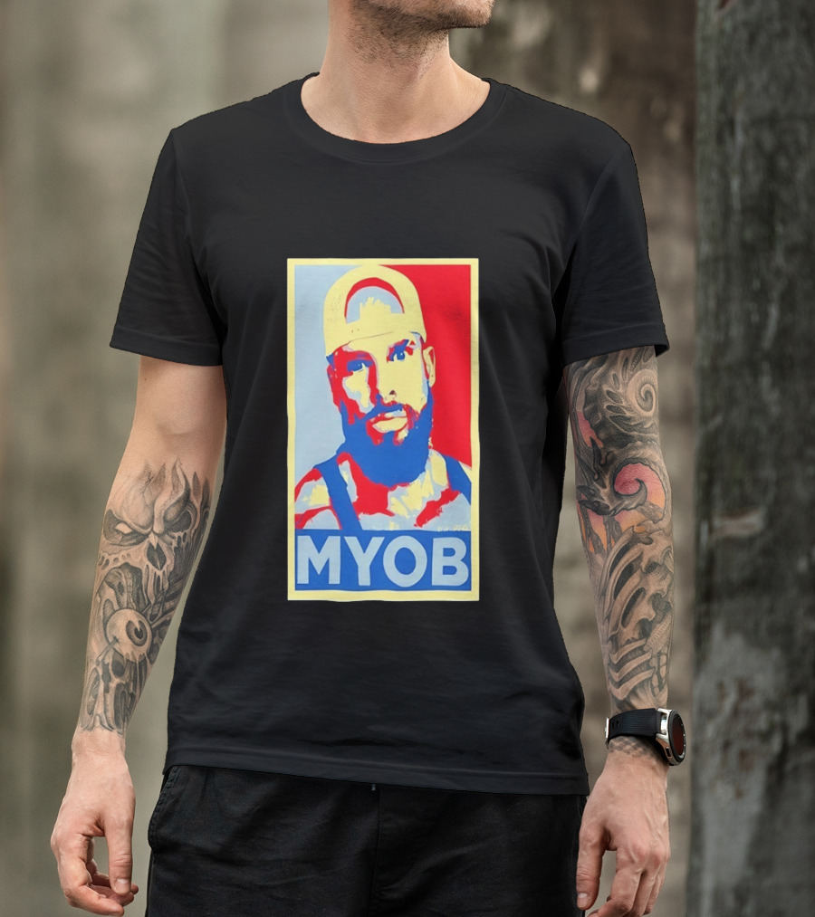 MYOB Bearded Man Hope Style Mind Your Own Business T-Shirt