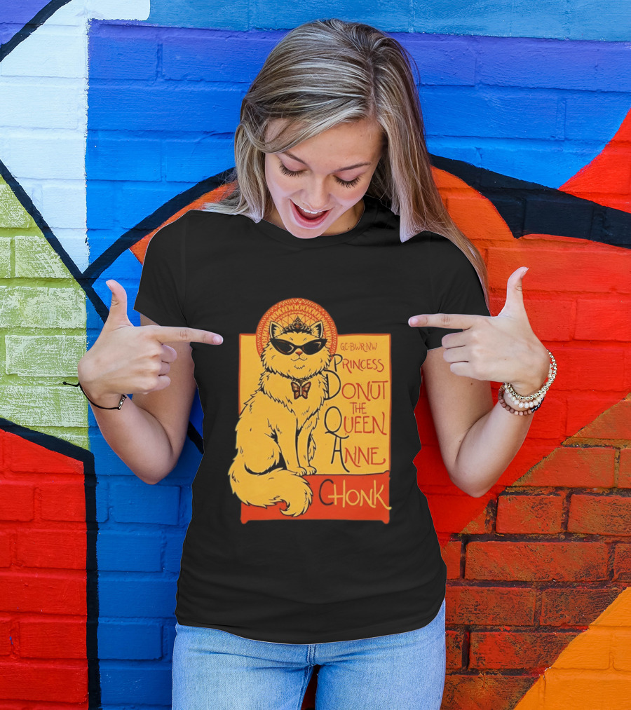 Princess Donut The Queen Anne Chonk Dungeon Crawler Carl Cat T-Shirt