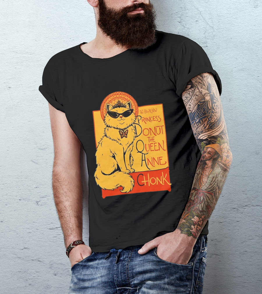 Princess Donut The Queen Anne Chonk Dungeon Crawler Carl Cat T-Shirt