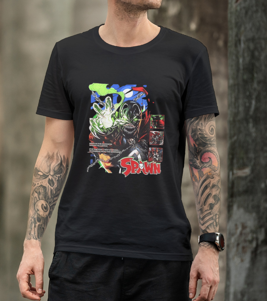 Spawn Born In The Darkness Sworn To Justice New Warrior Emerges T-Shirt