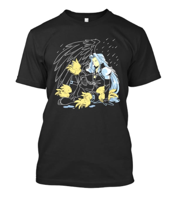One Wing Bird Lover Chocobo Final Fantasy Fan T-Shirt