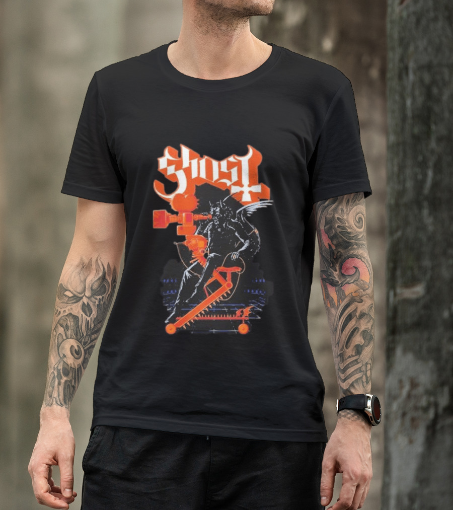 Original Ghost Auteur V The Nameless Ghouls Cinematic Camera Wings T-Shirt