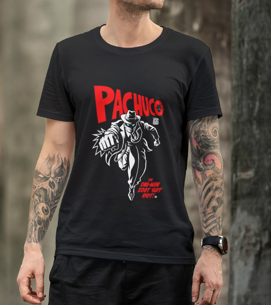 Pachuco Lalo Alcaraz The One Man Zoot Suit Riot T-Shirt