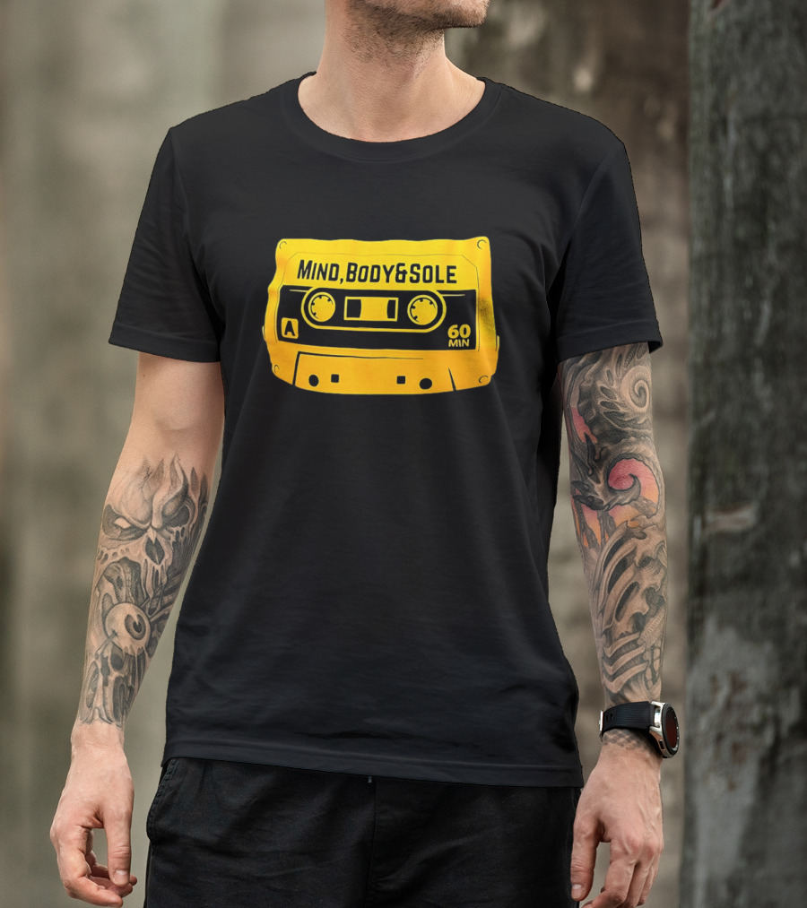 Mind Body & Sole Cassette Tape 60 Min Music T-Shirt