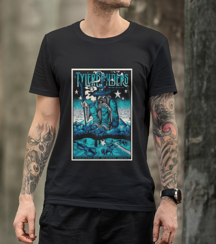 Tyler Childers Snipe Hunt July 18th 2026 Fiddler's Green Amphitheatre Greenwood Village CO T-Shirt