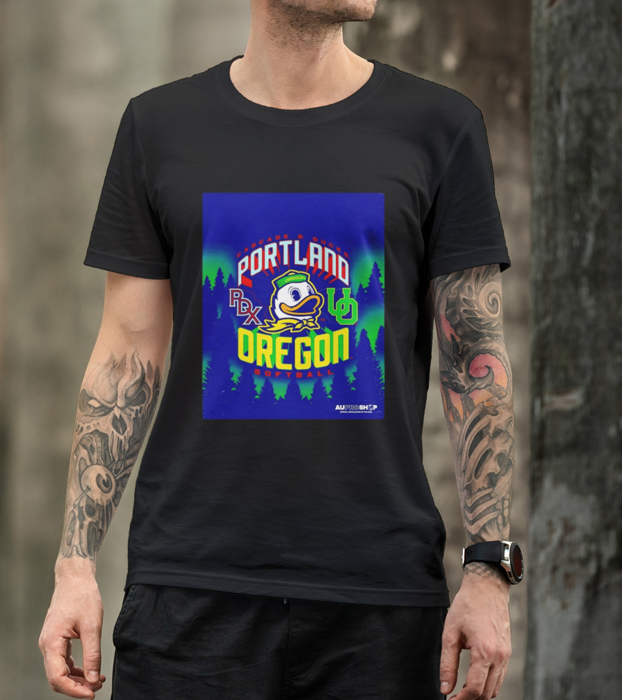Cascade Ducks Portland RDX Oregon Softball T-Shirt