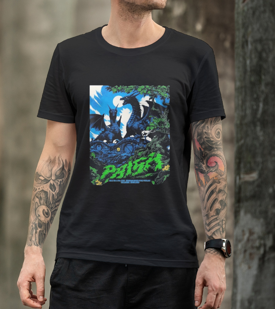 Phish Merriweather Post Pavilion July 18 19 2026 Dragons Columbia Maryland Event T-Shirt