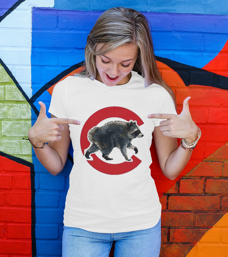 Cubs C Raccoon Jimothy T-Shirt