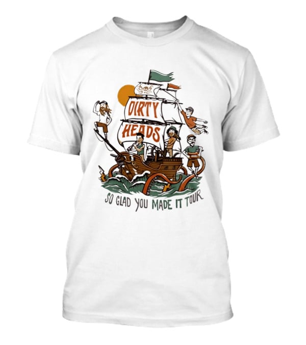 Dirty Heads So Glad You Made It Tour Pirate Ship Adventure T-Shirt