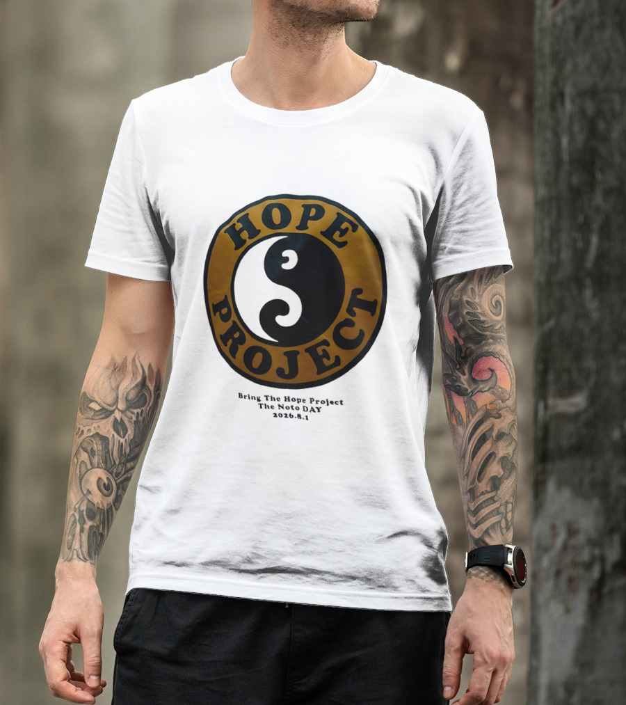 Hope Project Yin Yang Bring The Noto Day 202681 Charity T-Shirt