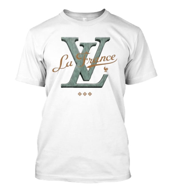 La France LV Rooster Emblem Fashion T-Shirt