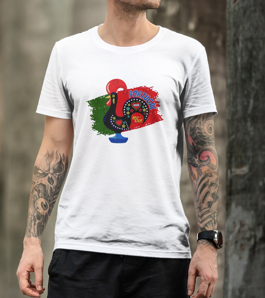 Portugal 2025 Lez Go Galo De Barcelos Rooster T-Shirt