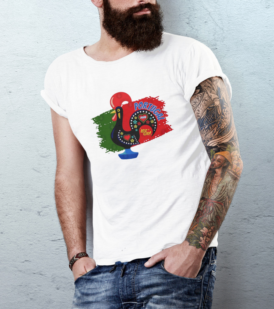 Portugal 2025 Lez Go Galo De Barcelos Rooster T-Shirt