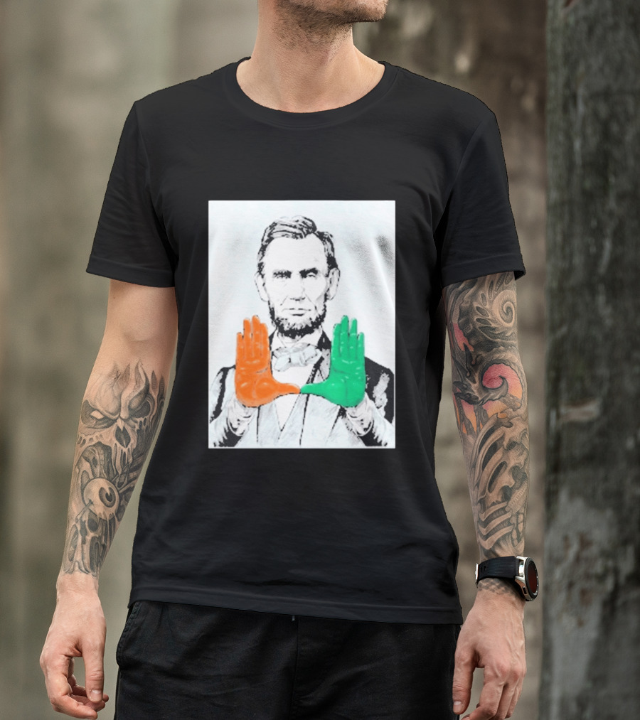 Abraham Lincoln Miami Hurricanes U Hands T-Shirt