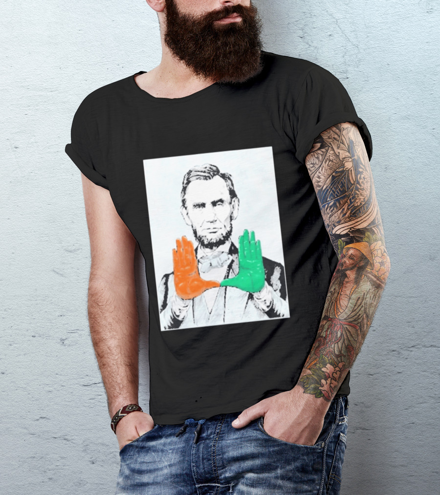 Abraham Lincoln Miami Hurricanes U Hands T-Shirt