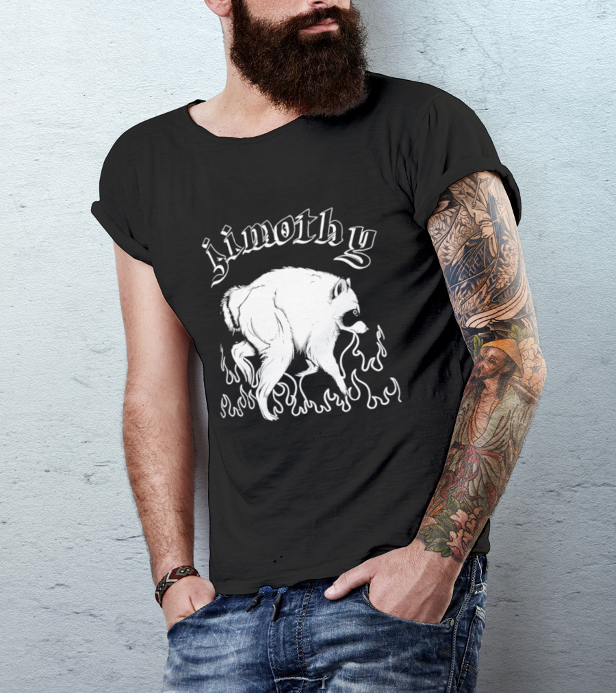 Jimothy The Ballard Raccoon Flame T-Shirt