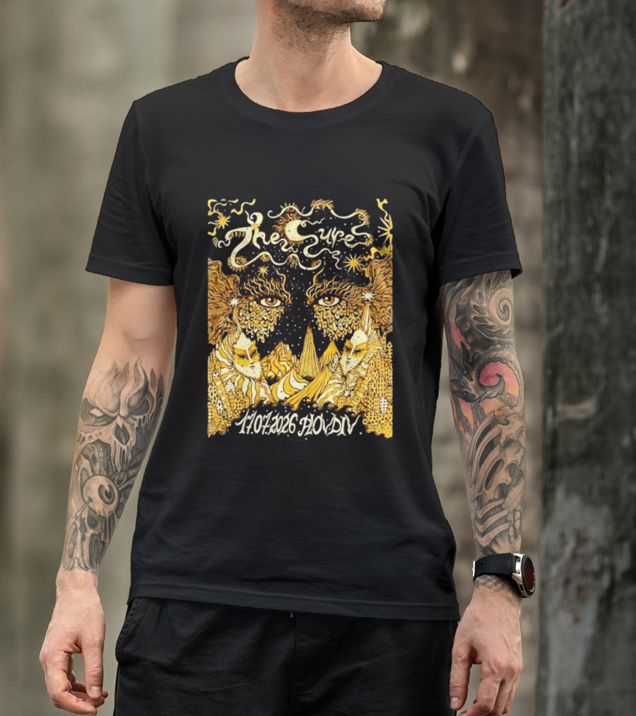 The Cure 17 July 2026 Plovdiv Concert Live Music Event T-Shirt
