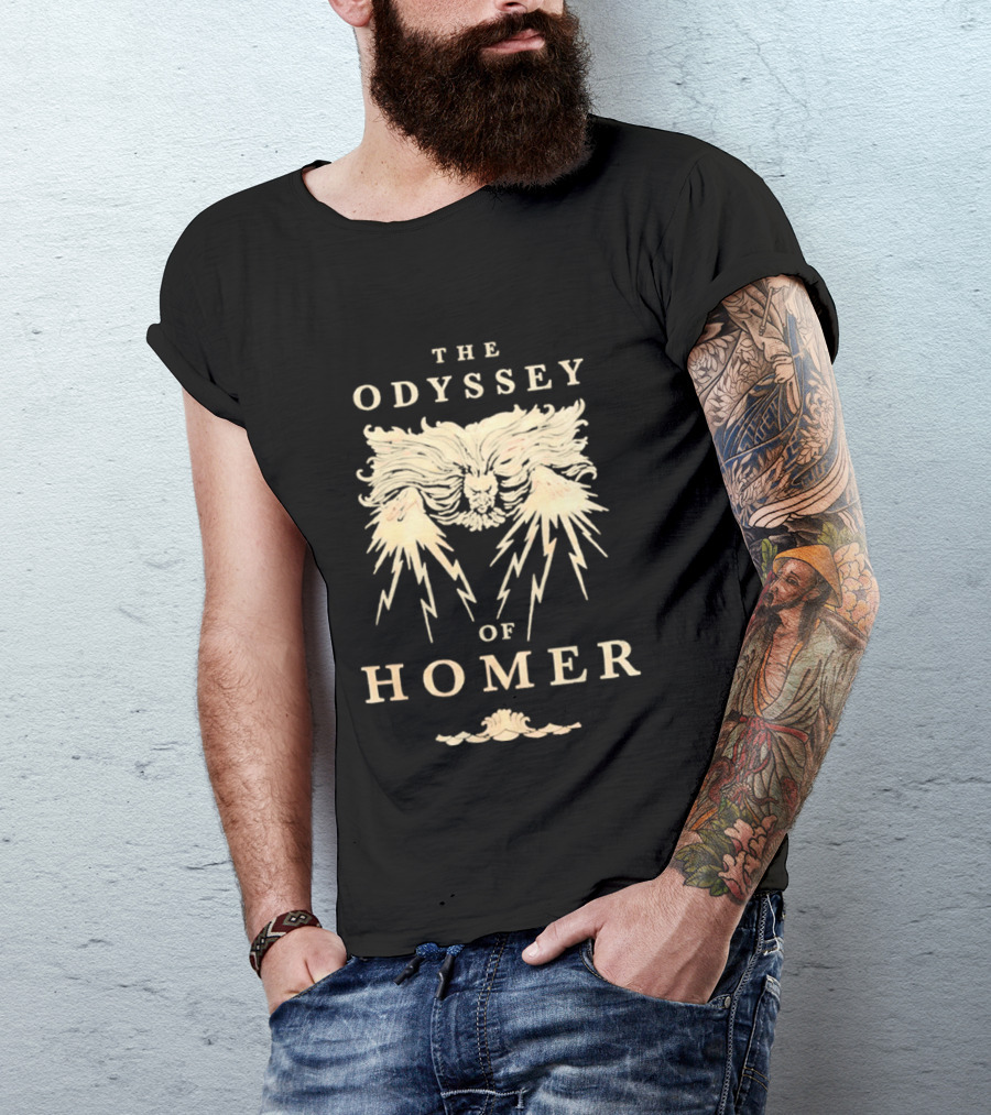 The Odyssey Of Homer Mythical Lightning Lion T-Shirt
