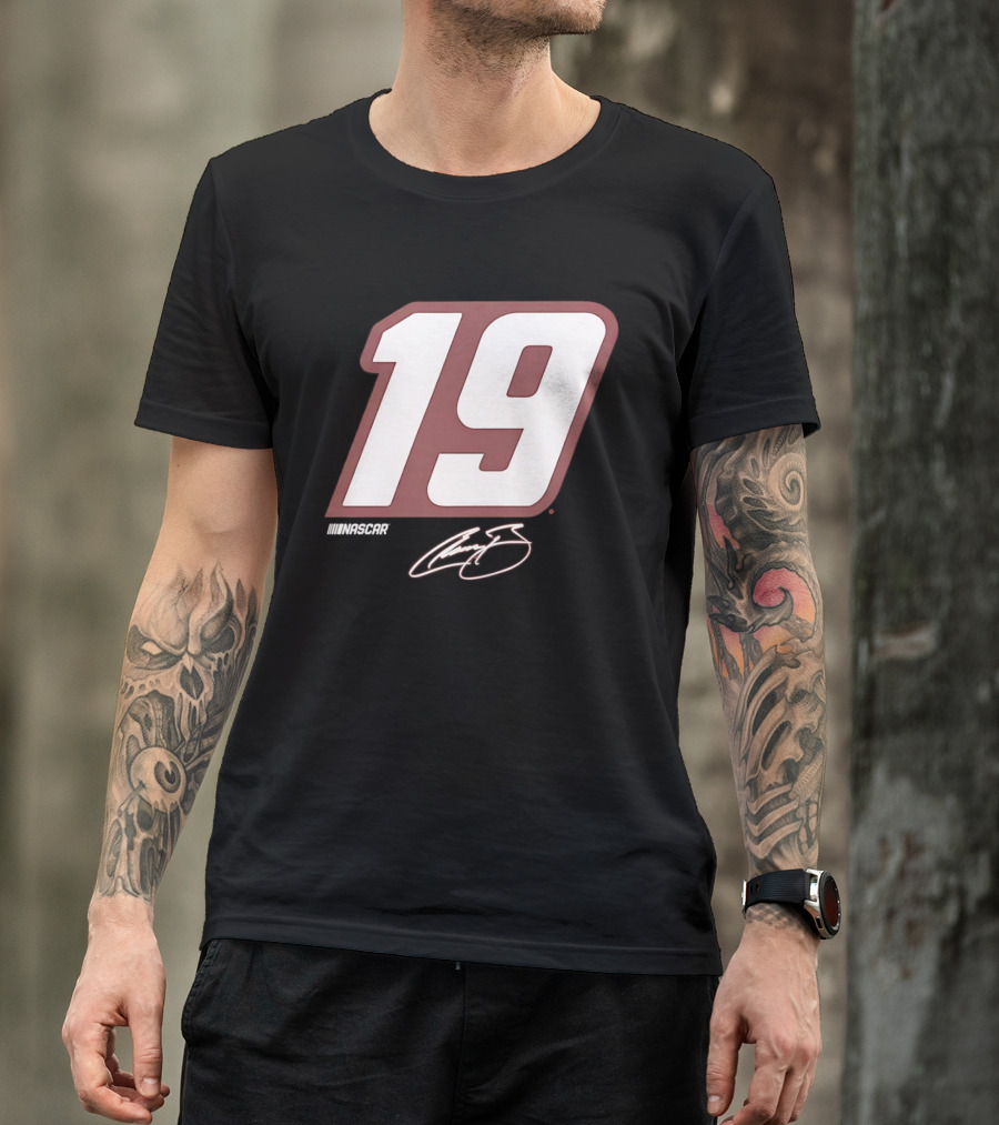 NASCAR Number 19 Racing Motorsport Signature Edition T-Shirt