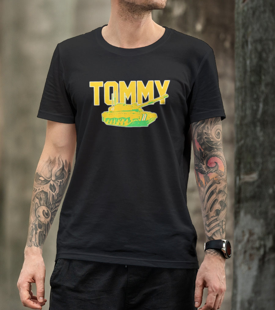 Tommy Tank 47 Athletics Baseball T-Shirt