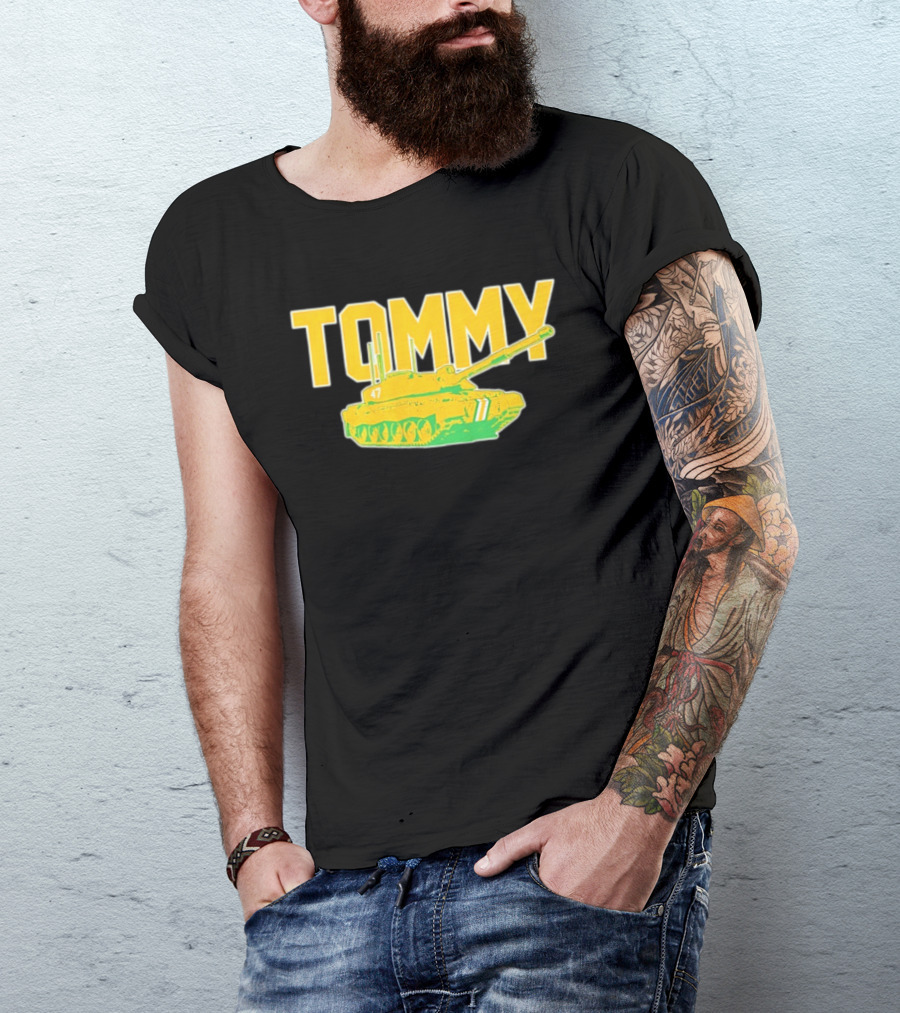 Tommy Tank 47 Athletics Baseball T-Shirt