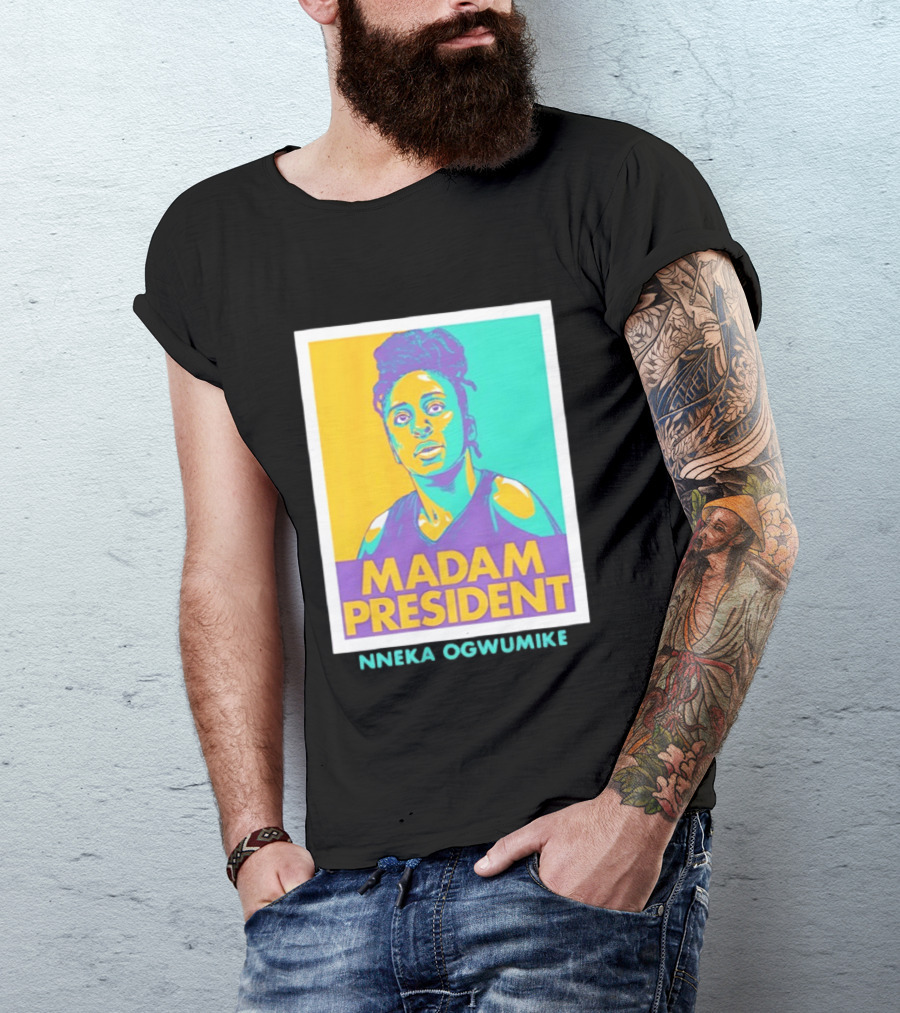 Nneka Ogwumike Madam President Los Angeles Sparks Heroic T-Shirt