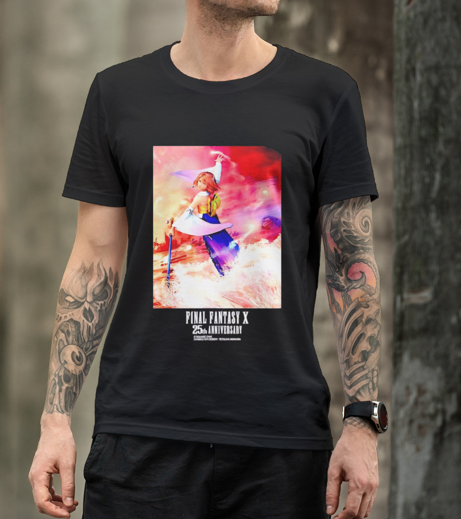 Final Fantasy X 25th Anniversary Yuna Square Enix T-Shirt