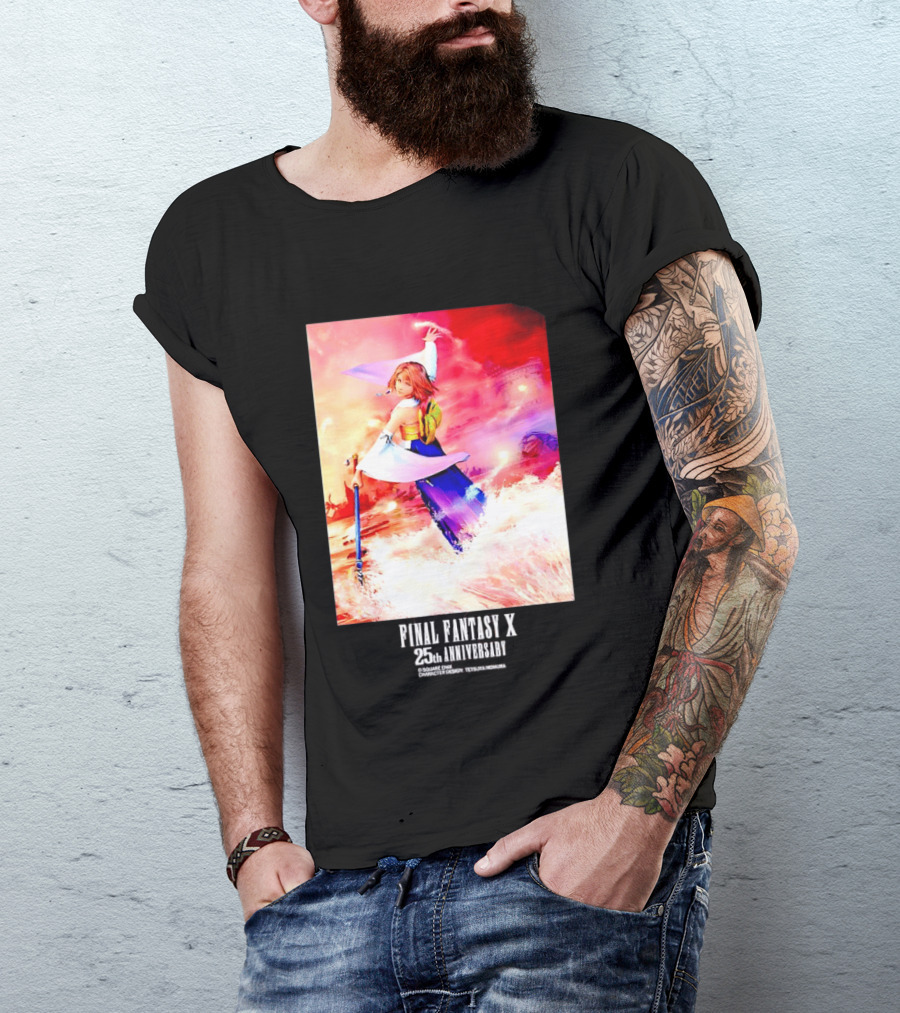 Final Fantasy X 25th Anniversary Yuna Square Enix T-Shirt