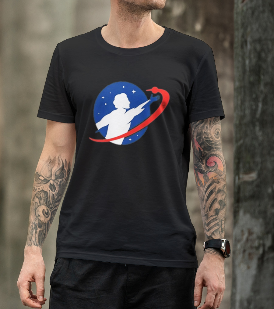 NASA Astronaut Space Exploration Promethean Action Patch T-Shirt