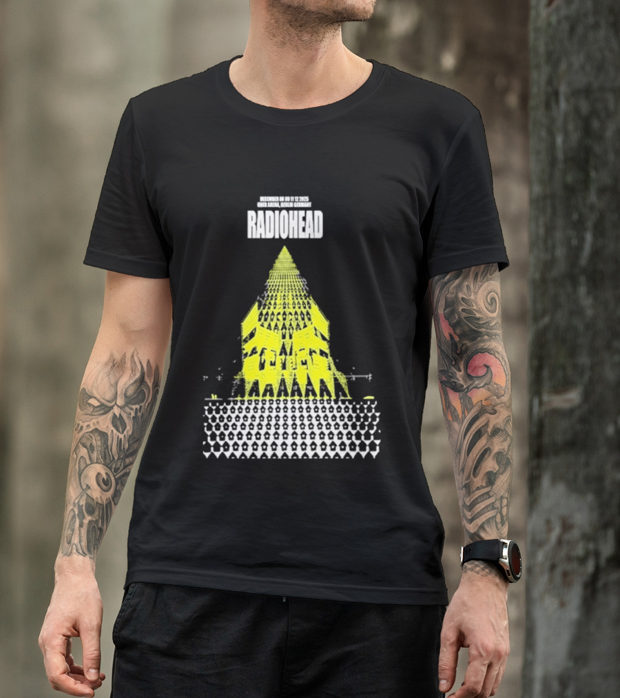Radiohead Berlin 2025 Tour Dates Uber Arena Germany December 8 9 11 12 T-Shirt