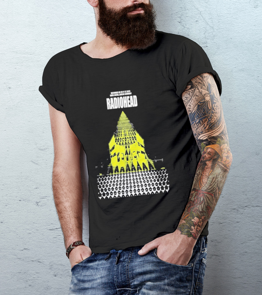 Radiohead Berlin 2025 Tour Dates Uber Arena Germany December 8 9 11 12 T-Shirt