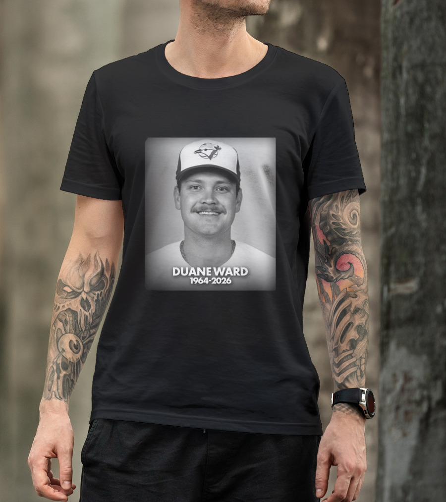 Duane Ward 1964 2026 Blue Jays Memoriam T-Shirt